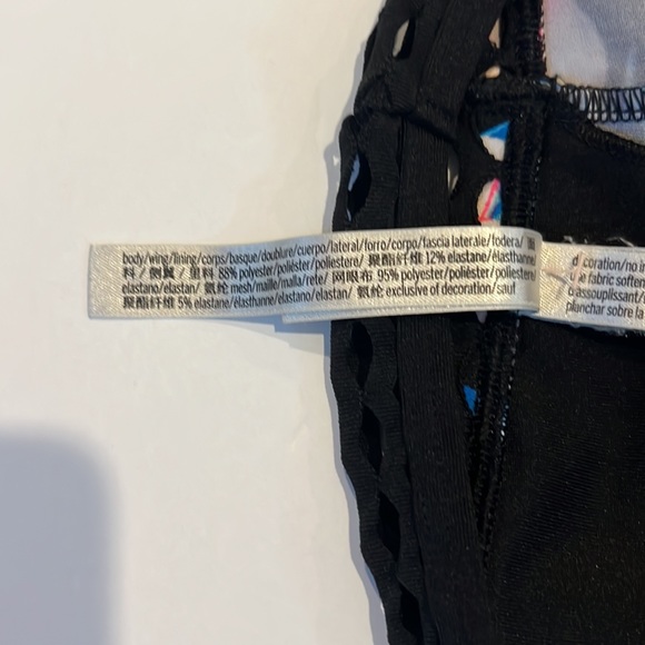 Victoria's Secret PINK Ultimate Lightly Lined Sports Bra Bralette Tropical XS - Picture 4 of 5